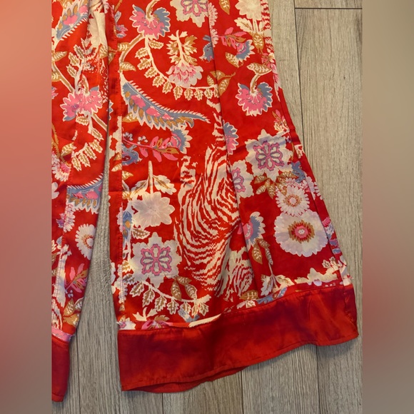 Free People Red Floral Pajama Set - Picture 10 of 11
